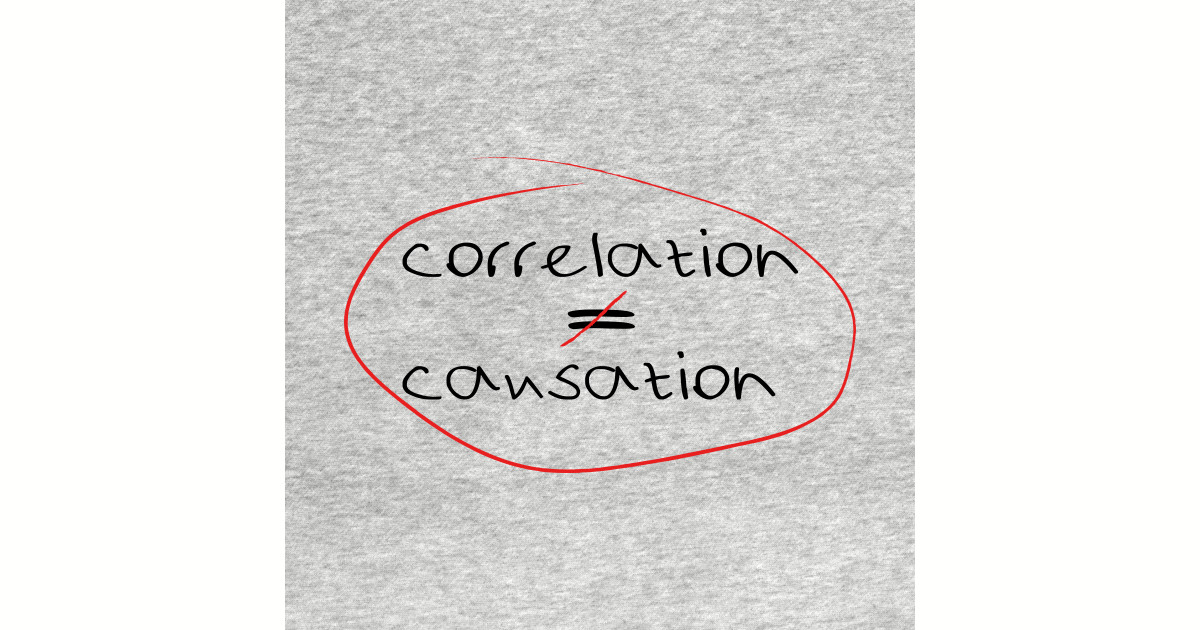what does the phrase correlation does not equal causation mean